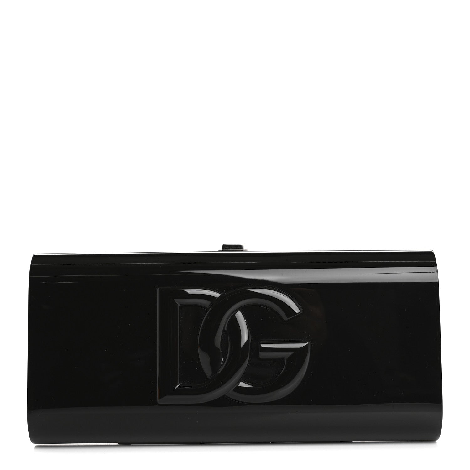 Dolce & Gabbana Acrylic Dolce Box Clutch Black 1 of 9