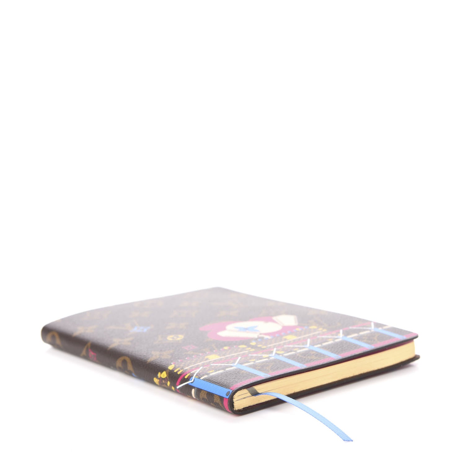 Louis Vuitton Monogram 2020 Christmas Animation Roller Coaster Notebook MM Pivoine 4 of 7
