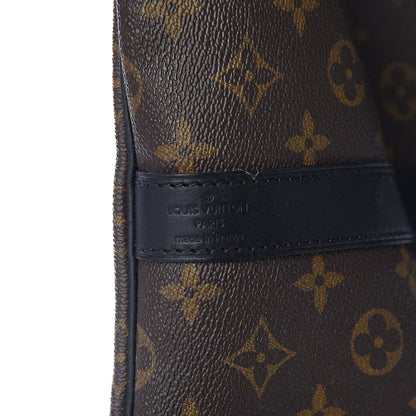 Louis Vuitton Monogram Macassar Keepall Bandouliere 55 5 of 9
