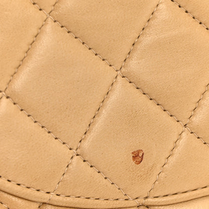 Chanel Lambskin Quilted Medium Double Flap Beige 11 of 15