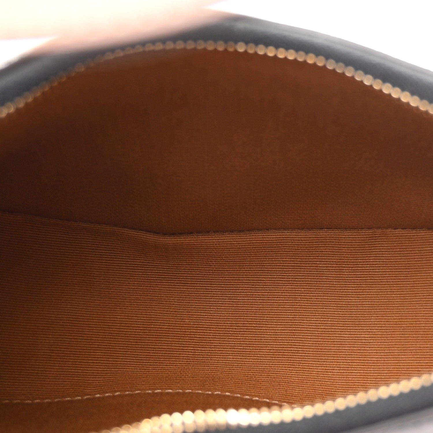 Celine Triomphe Canvas Calfskin Ava Shoulder Bag Tan 5 of 11
