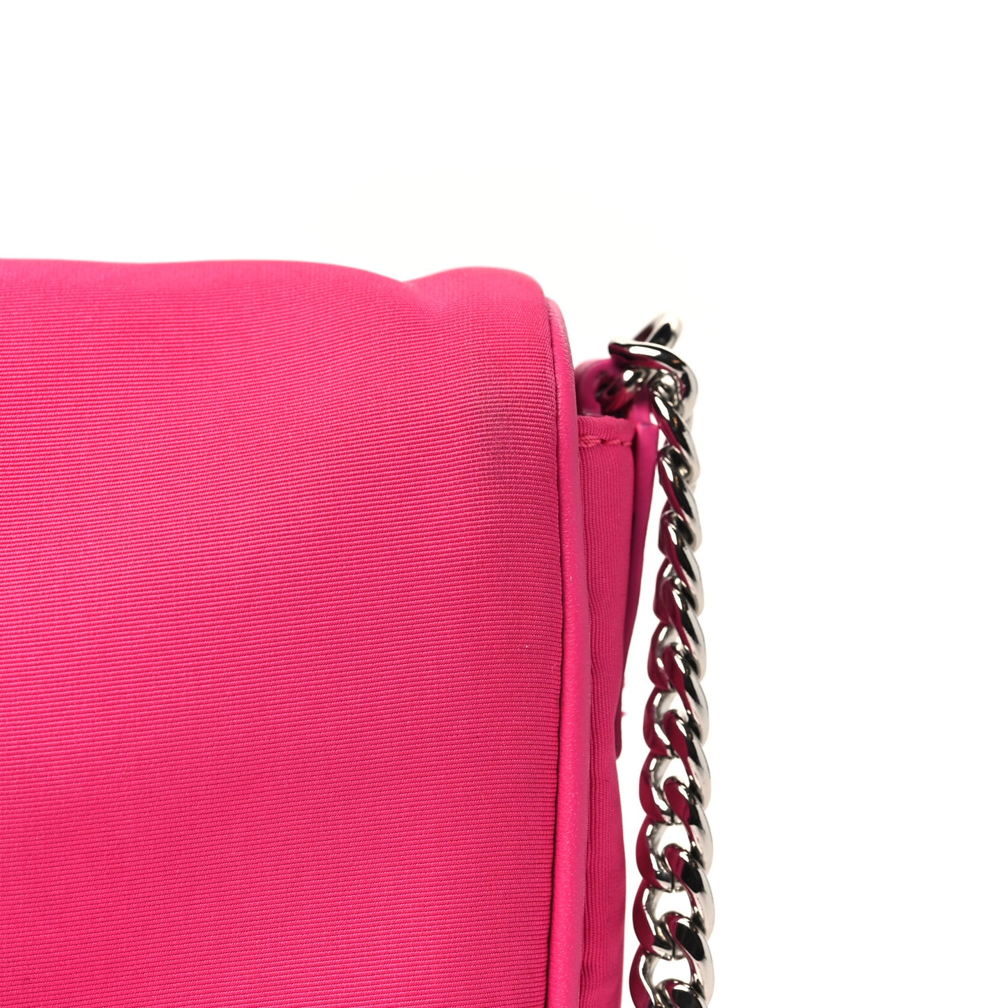 Nylon Graffiti Skull Small Crossbody Bag Pink
