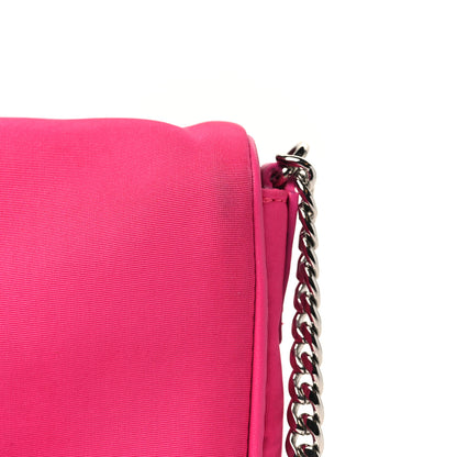 Alexander McQueen Nylon Graffiti Skull Small Crossbody Bag Pink 12 of 13