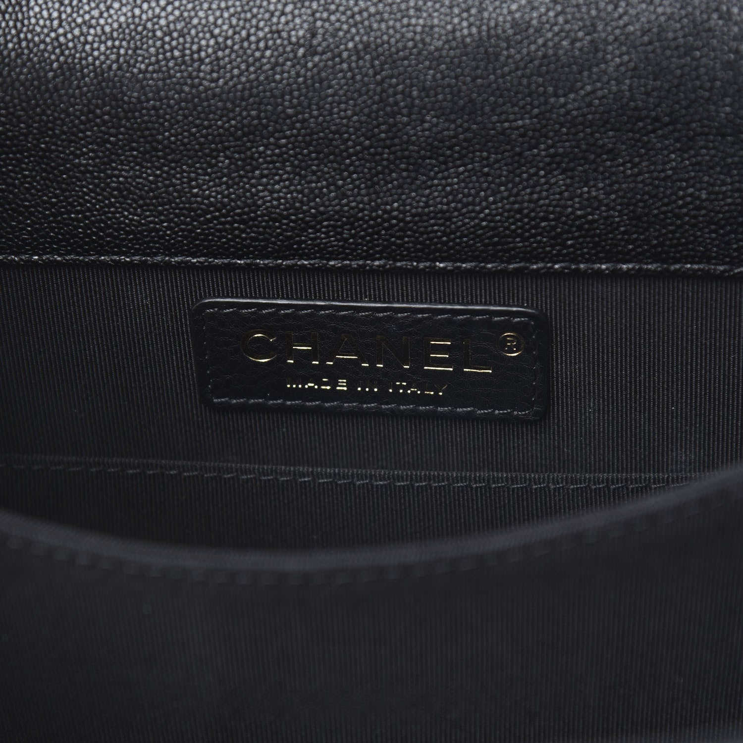Chanel Caviar Quilted North South Boy Flap Black 6 of 11