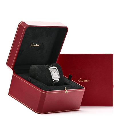 Cartier Stainless Steel Diamond Bezel 28mm Tank Francaise Quartz Watch 5 of 5