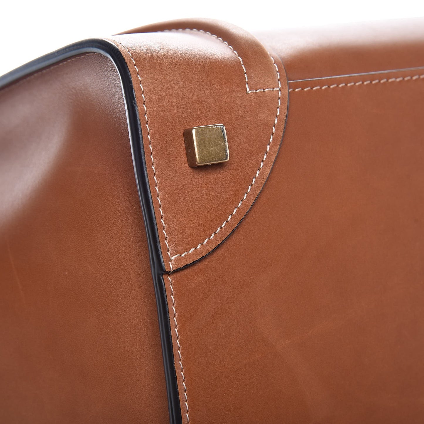 Natural Calfskin Mini Luggage Tan