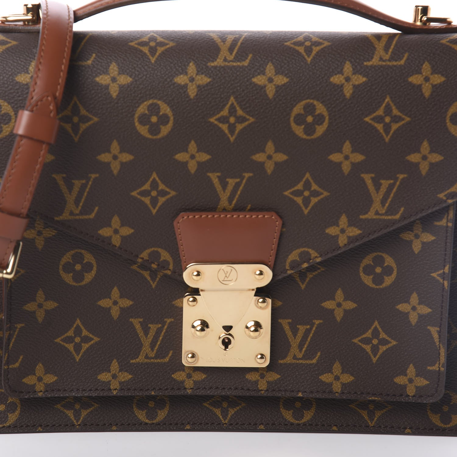 Louis Vuitton Monogram Monceau 28 7 of 9
