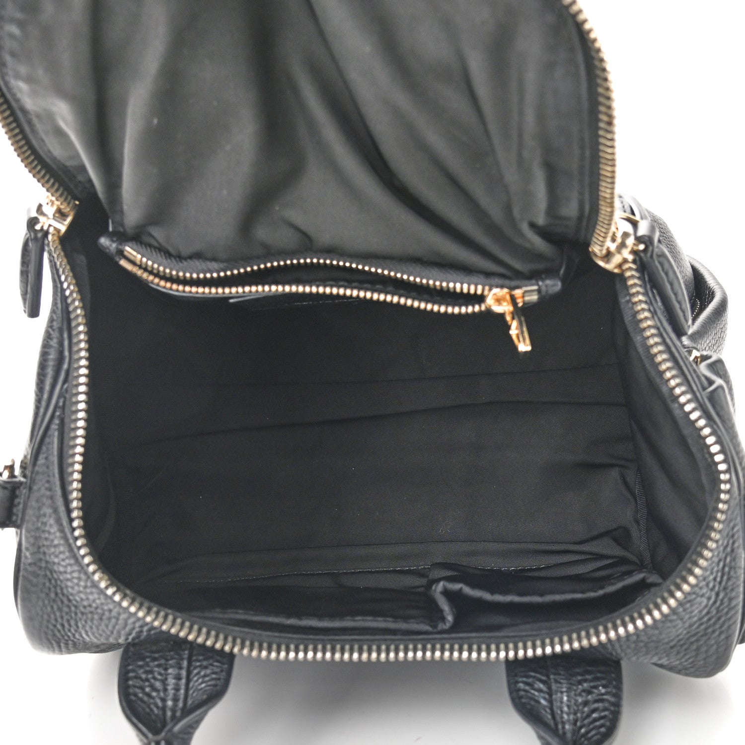 Alexander Wang Pebbled Lambskin Rocco Black Antique Brass Hardware 5 of 9