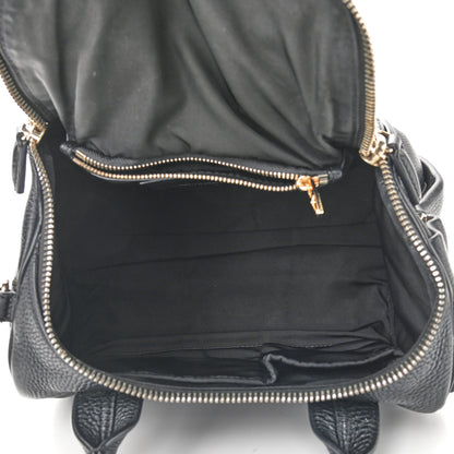 Alexander Wang Pebbled Lambskin Rocco Black Antique Brass Hardware 5 of 9