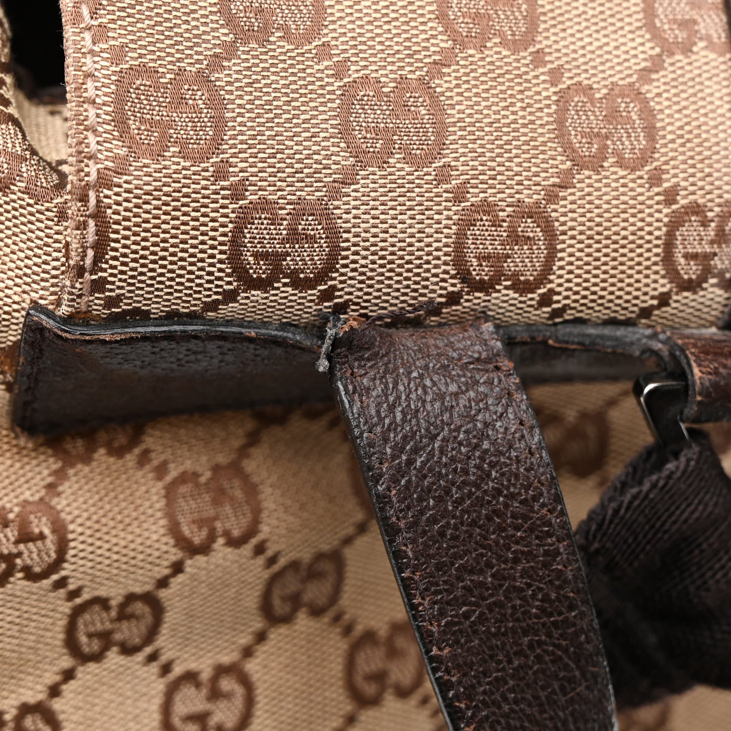 Gucci Monogram Backpack Dark Brown 14 of 18