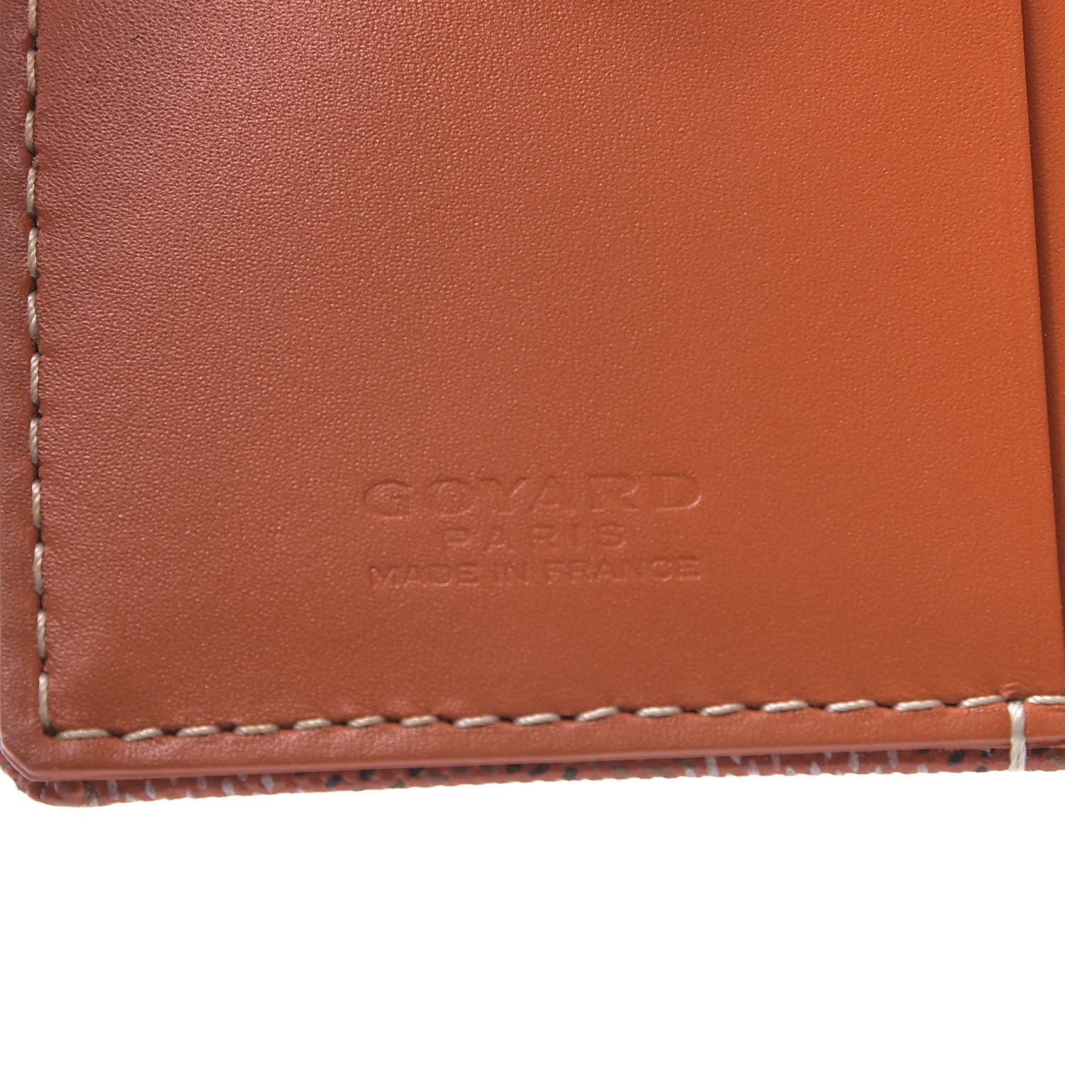 Goyard Goyardine Passport Holder Orange 5 of 5