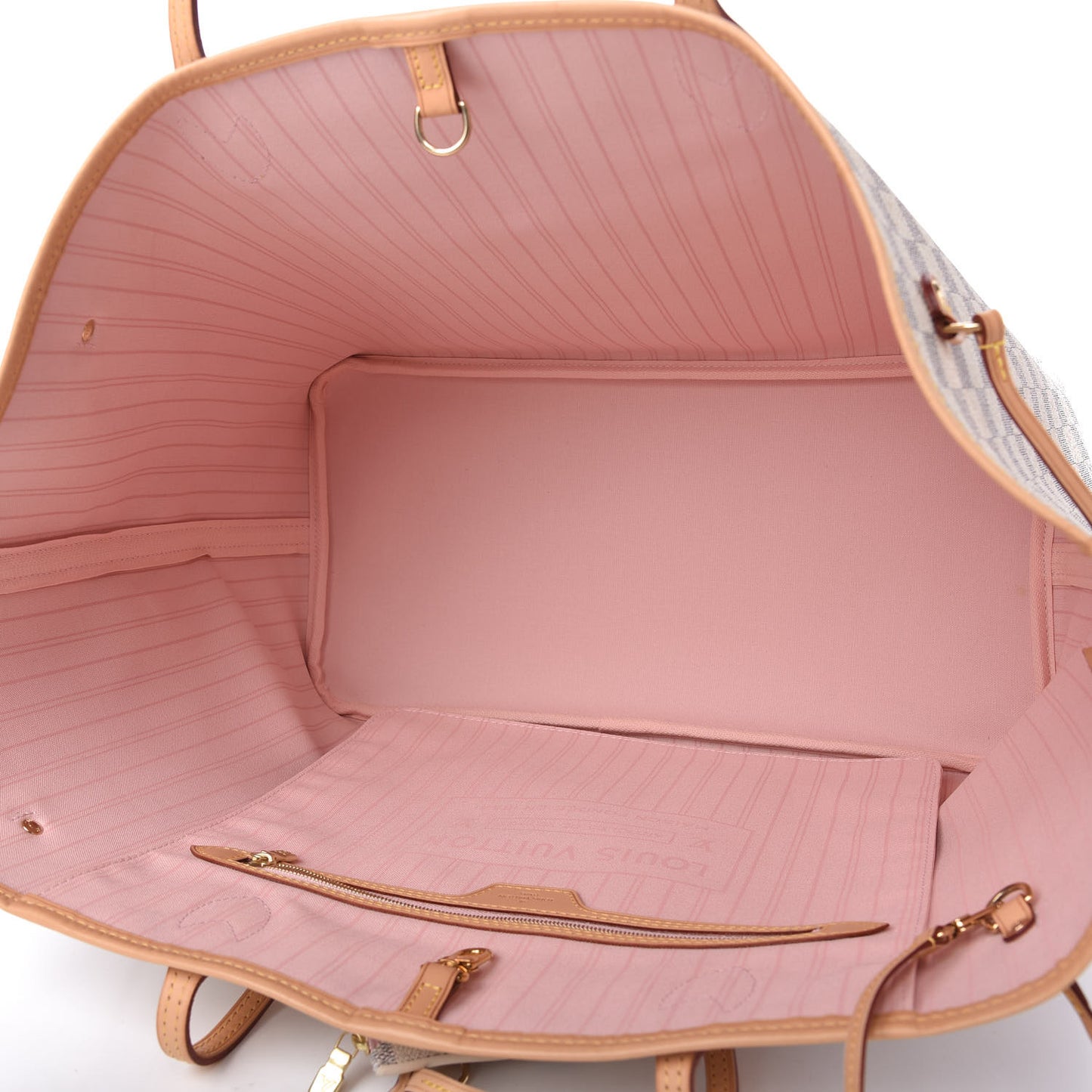 Damier Azur Neo Neverfull GM Rose Ballerine