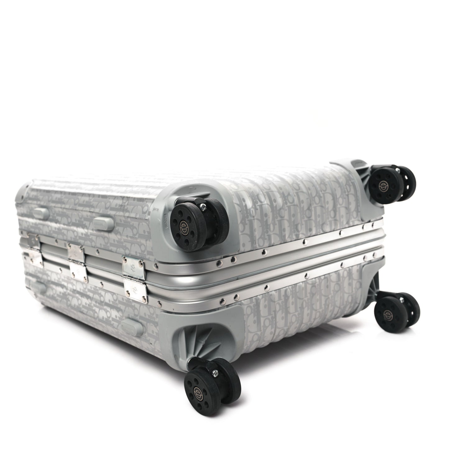 X RIMOWA Aluminum Gradient Cabin Luggage Silver