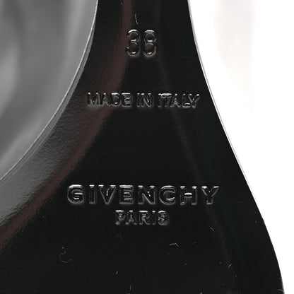 Givenchy Calfskin G Lock Wedge Knee High Boots 38 Black 6 of 9