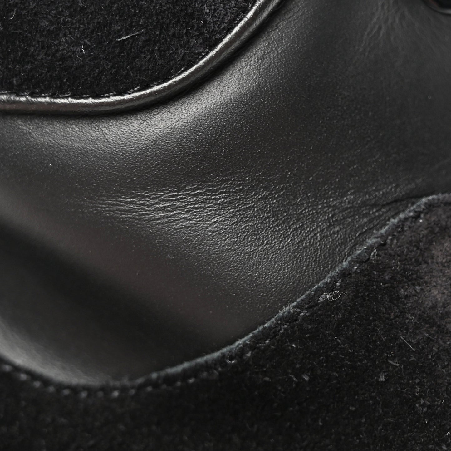 Suede Calfskin Monogram Star Trail Ankle Boots 40 Black