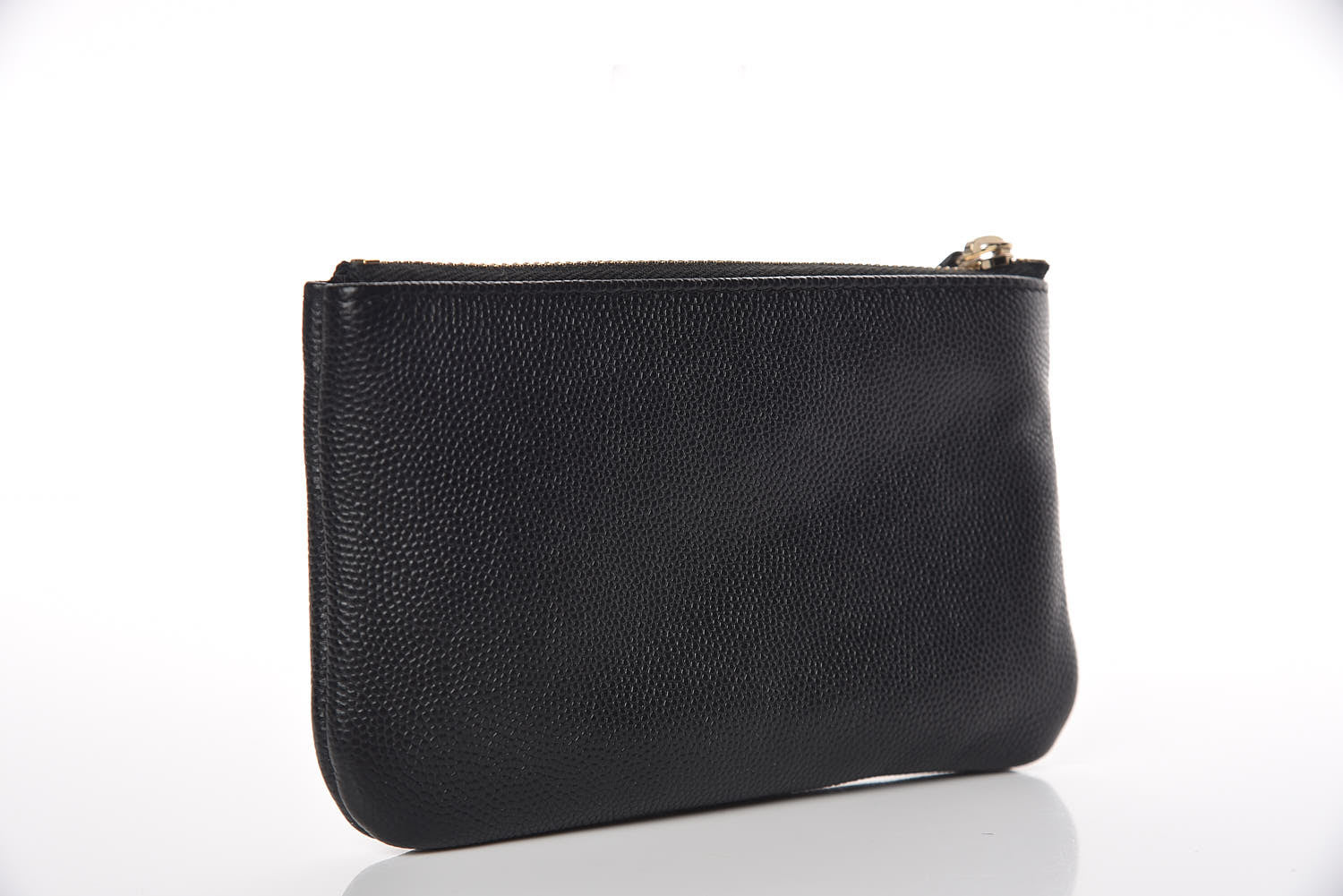 Chanel Caviar Studded Deauville Cosmetic Pouch Black 3 of 8