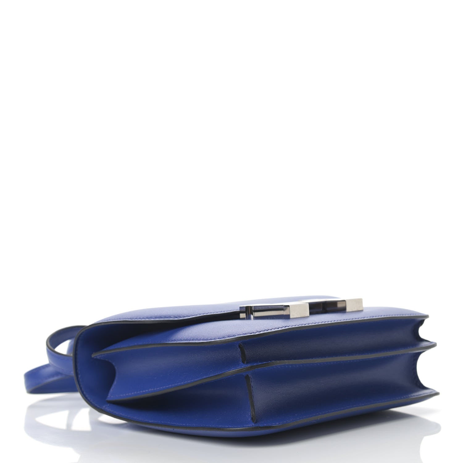 Hermes Tadelakt Constance 18 Bleu Electrique 4 of 11
