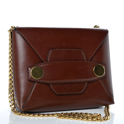 Stella McCartney Eco Alter Nappa Small Popper Shoulder Bag Cognac 3 of 9