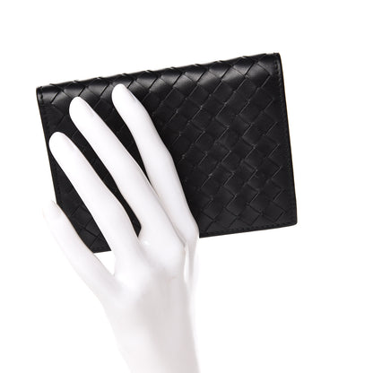 Bottega Veneta Nappa Intrecciato Bi-Fold Wallet Black 2 of 7