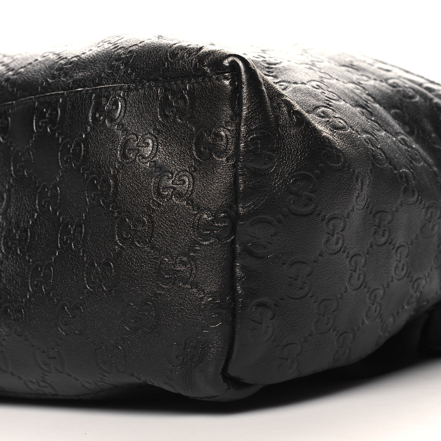 Gucci Guccissima Medium Classic Backpack Black 10 of 11