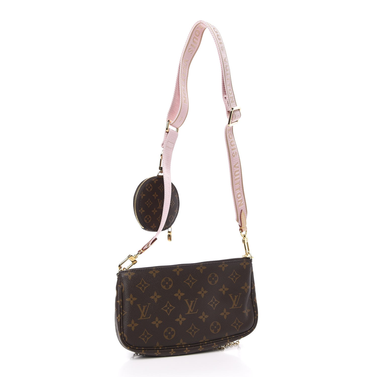 Louis Vuitton Monogram Multi Pochette Accessories Rose Clair 3 of 13