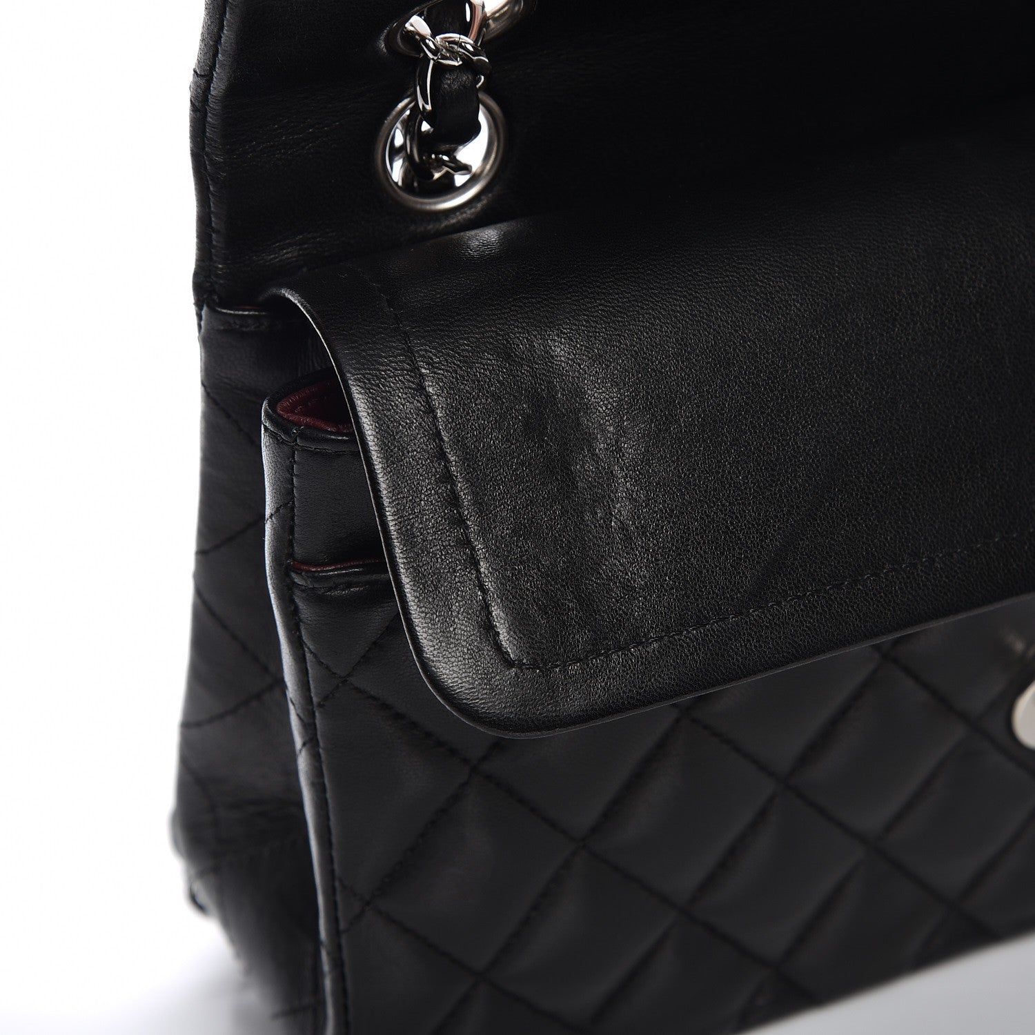 Chanel Lambskin Quilted Small Double Flap Black 10 of 10