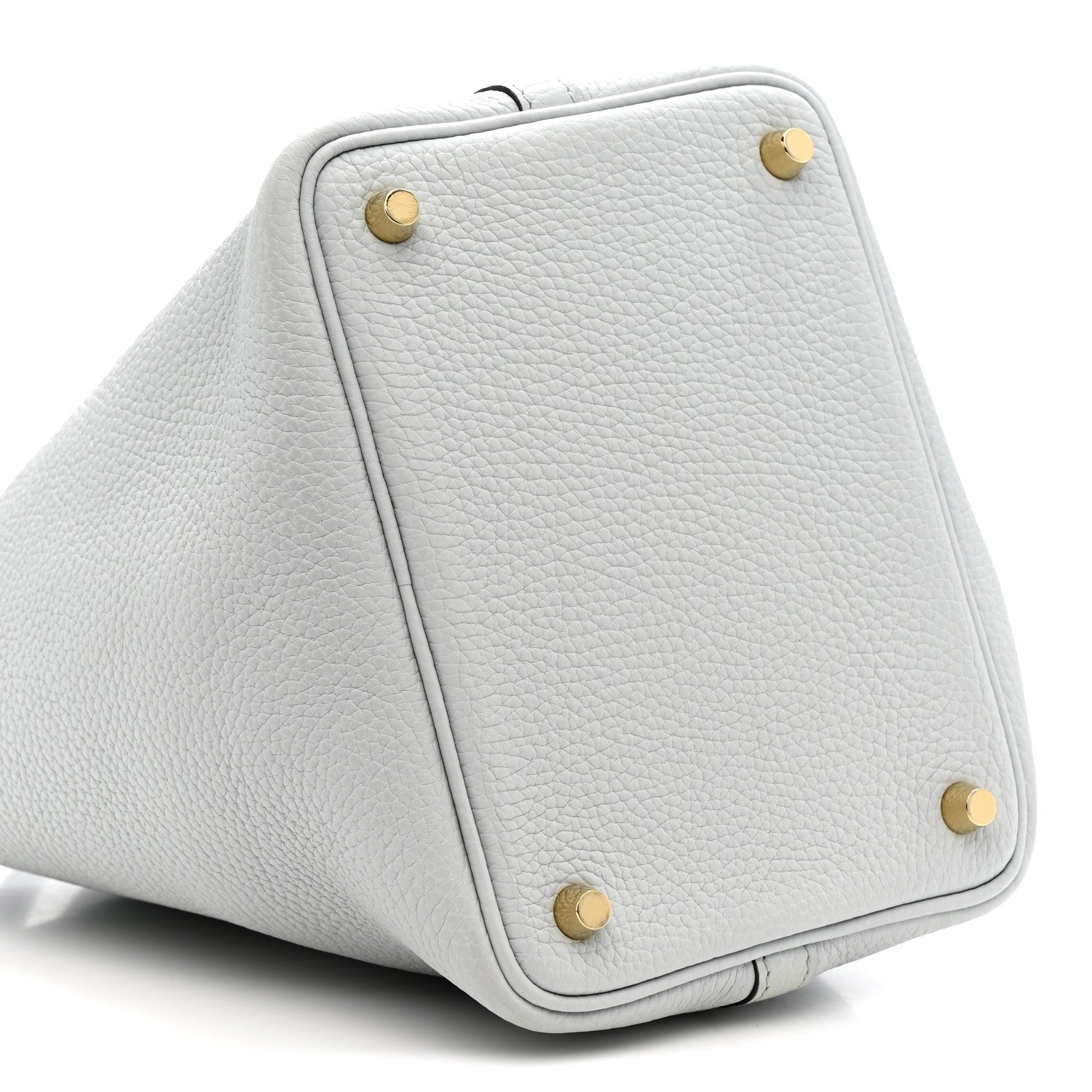 Hermes Taurillon Clemence Picotin Lock 18 PM Bleu Pale 9 of 11