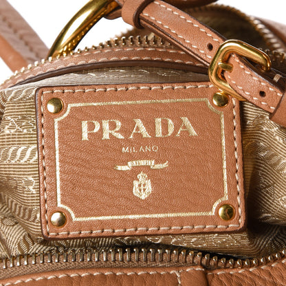 Prada Vitello Daino Hobo Caramel 7 of 10
