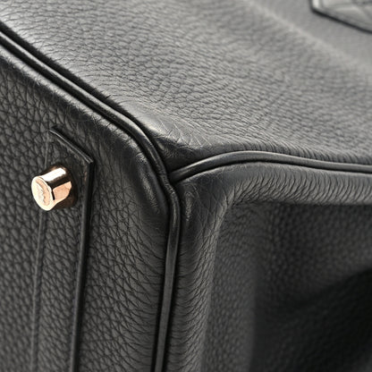 Hermes Togo Shiny Niloticus Crocodile Birkin Touch 30 Black 11 of 11