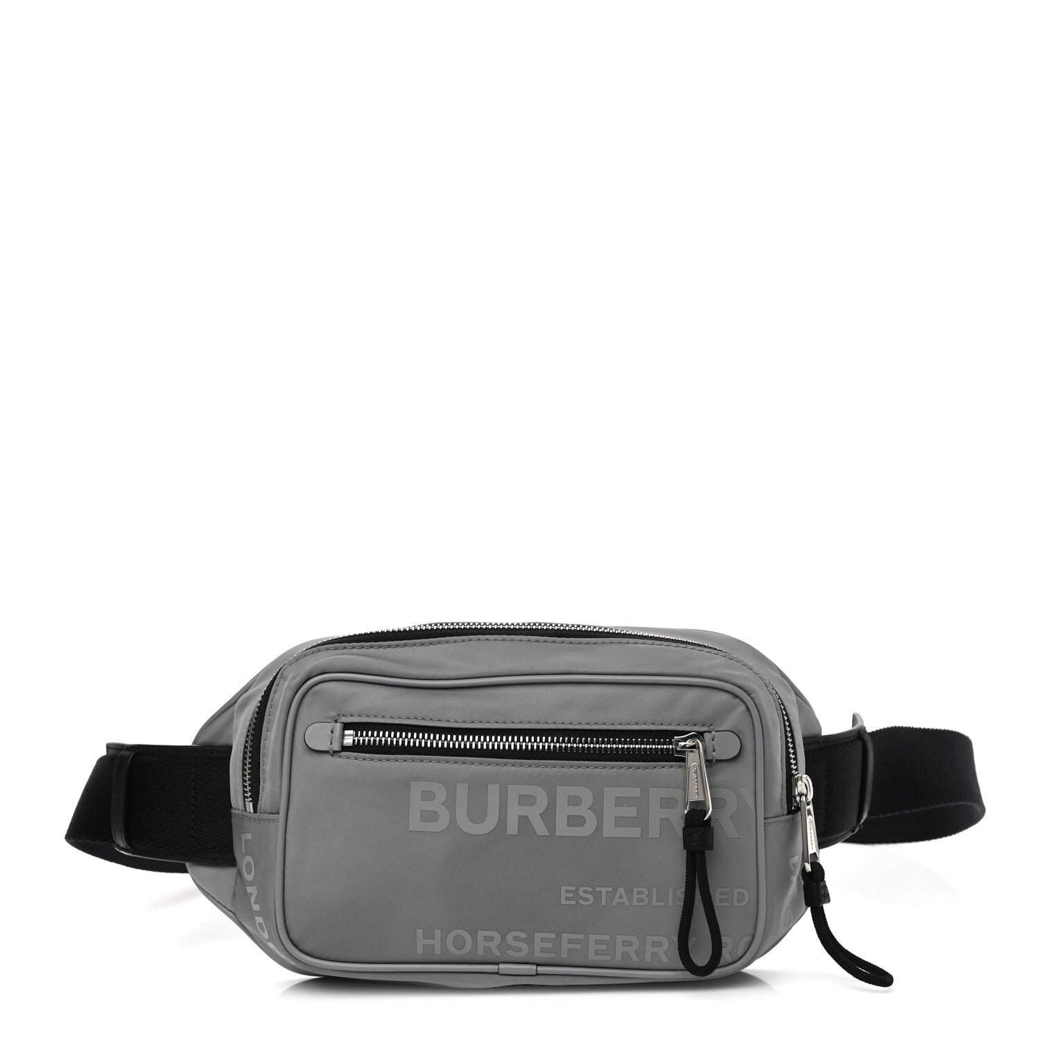 Burberry Econyl Horseferry Print Bum Bag Grey 1 of 9