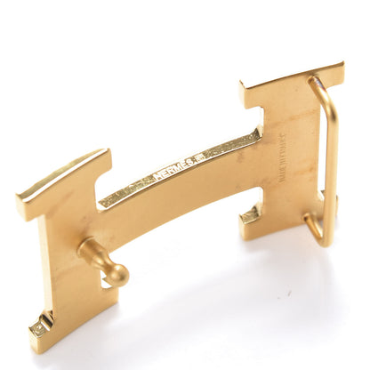 Hermes Martelee 32mm H Belt Buckle Gold 4 of 6