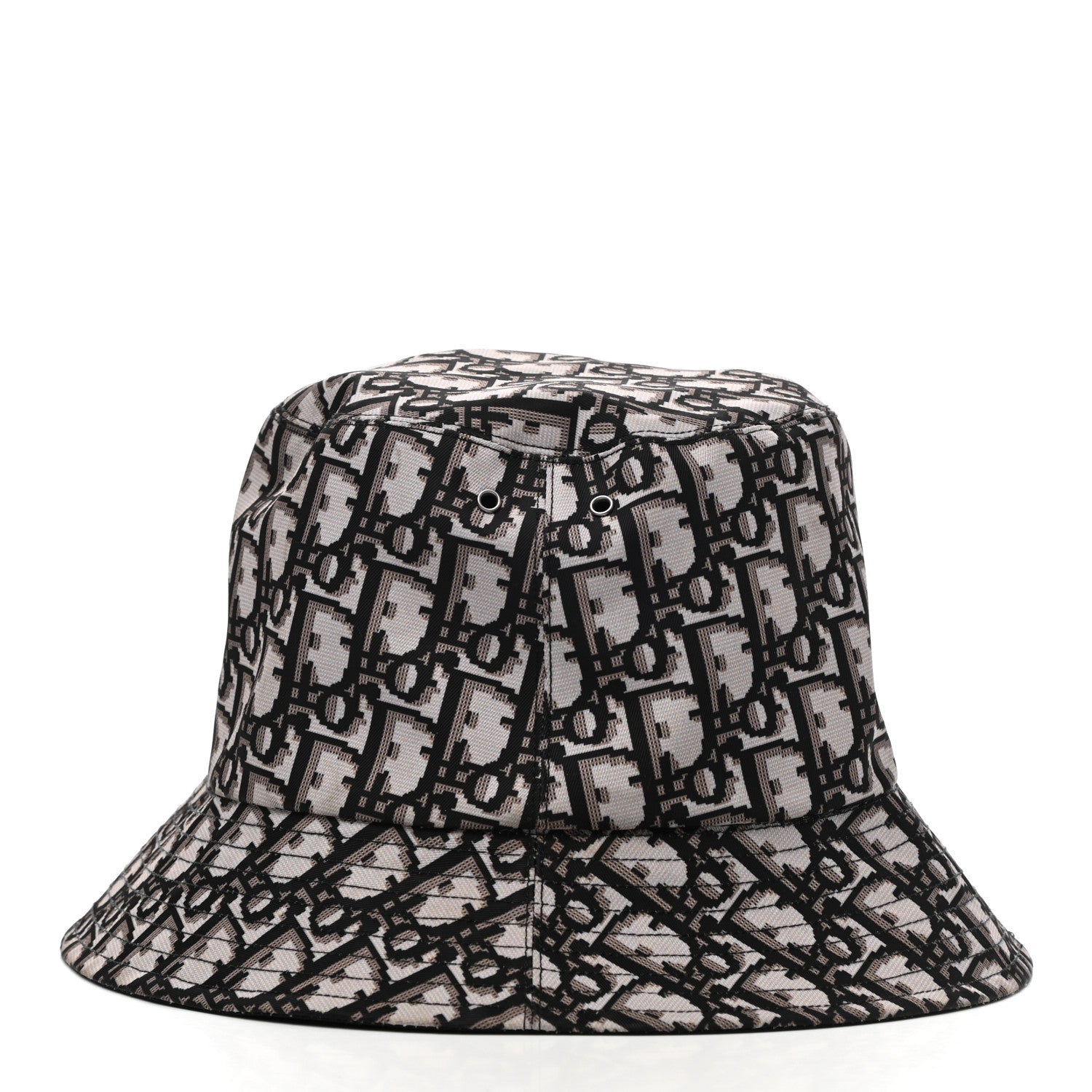 Christian Dior Oblique Reversible Teddy-D Brim Bucket Hat 58 Black 7 of 15