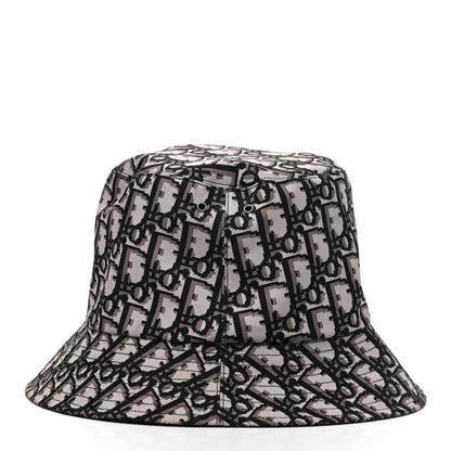Christian Dior Oblique Reversible Teddy-D Brim Bucket Hat 58 Black 7 of 15