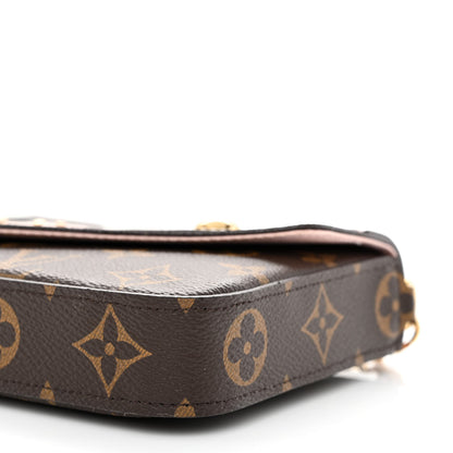 Louis Vuitton Monogram Valentine Dog Pochette Felicie Chain Wallet 10 of 10