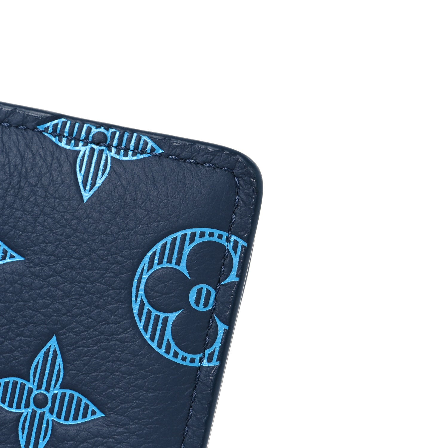 Louis Vuitton Monogram Shadow Multiple Wallet Navy River Blue 9 of 9