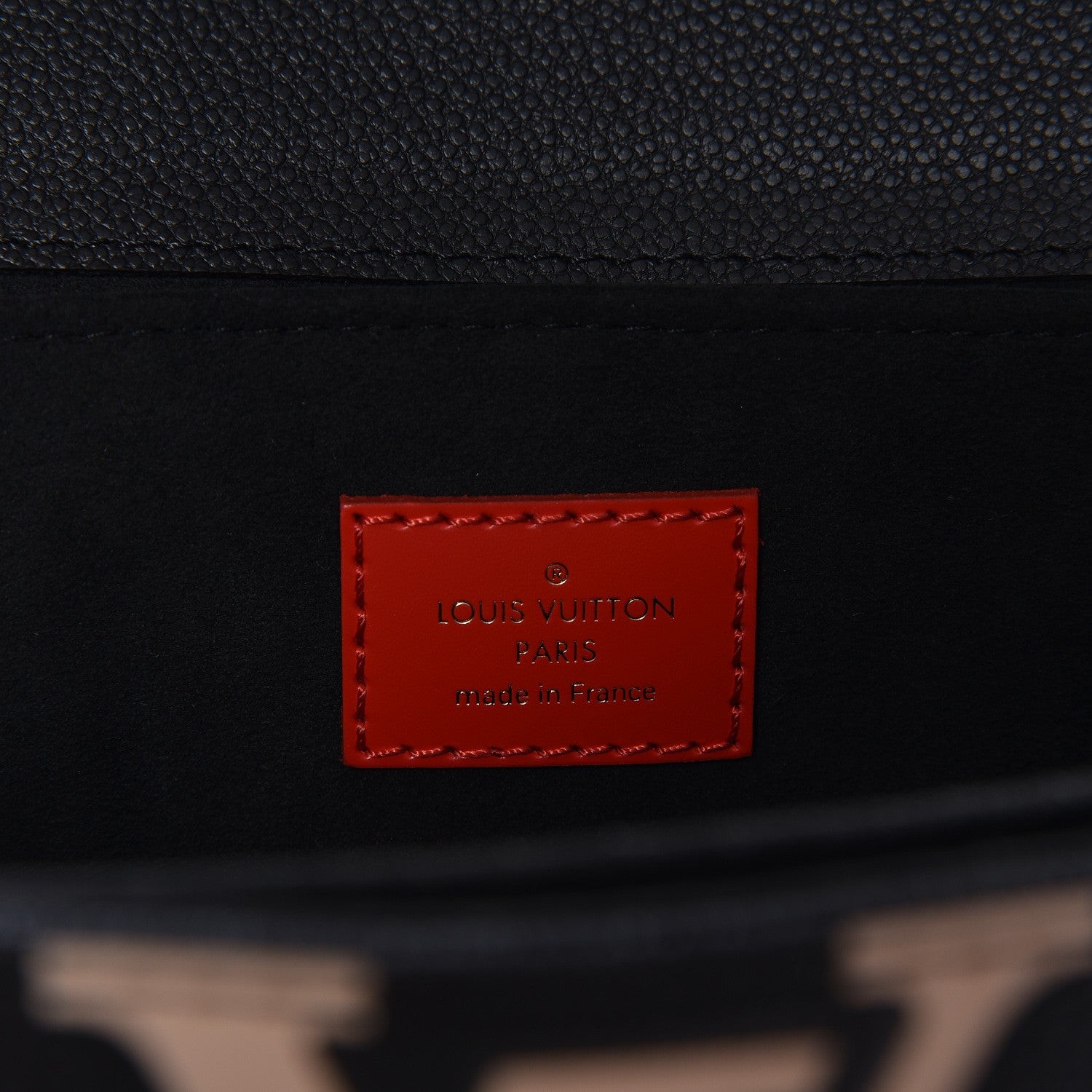 Louis Vuitton Empreinte Monogram Giant Crafty Pochette Metis Black Creme 8 of 10