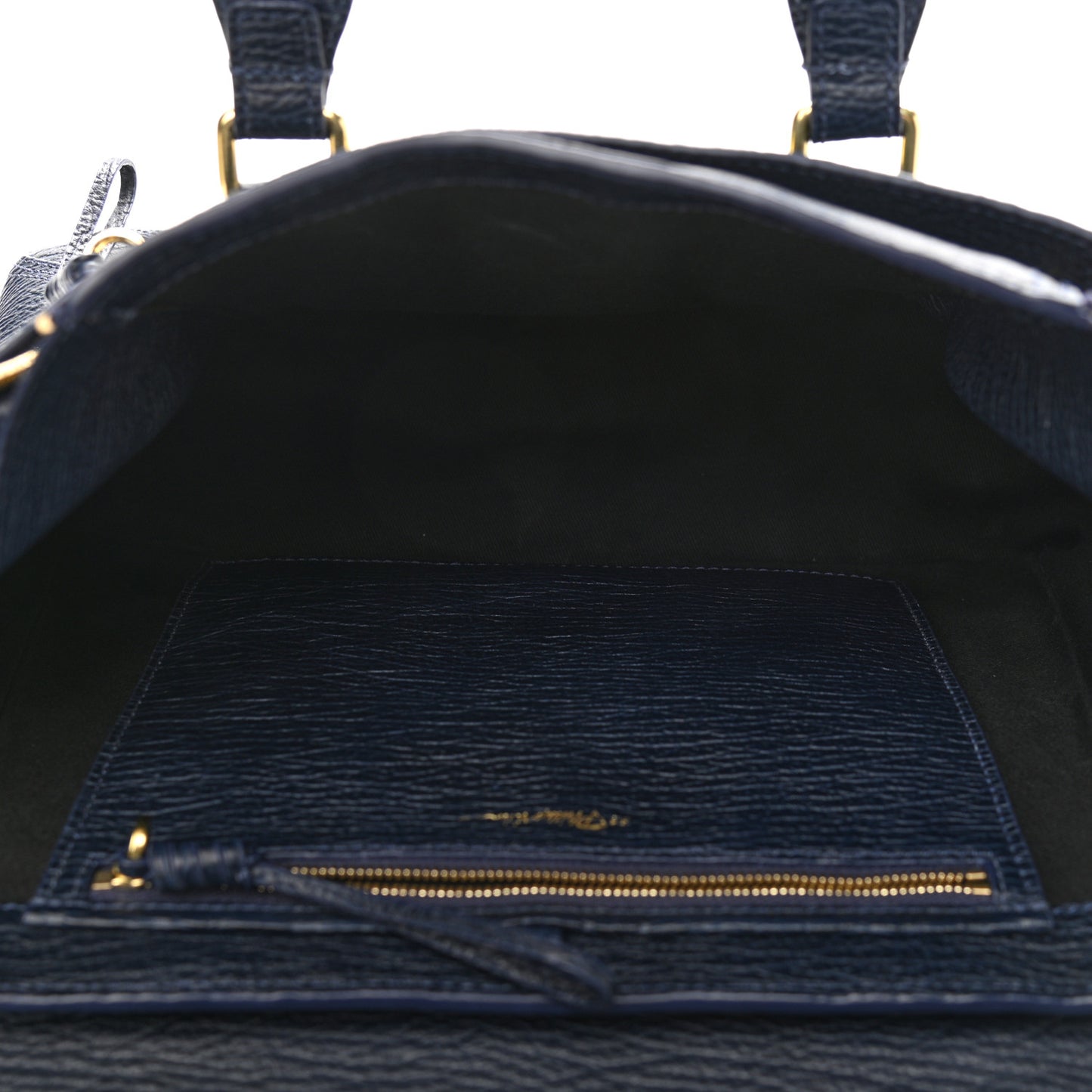 Textured Calfskin Medium Pashli Satchel Ink