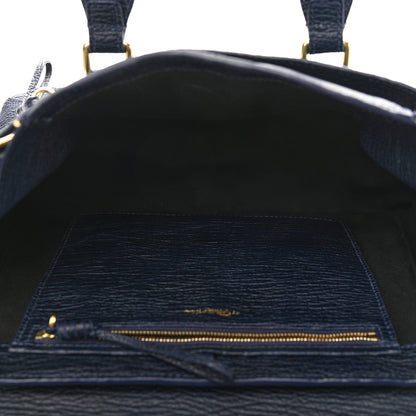 3.1 Phillip Lim Textured Calfskin Medium Pashli Satchel Ink 4 of 9