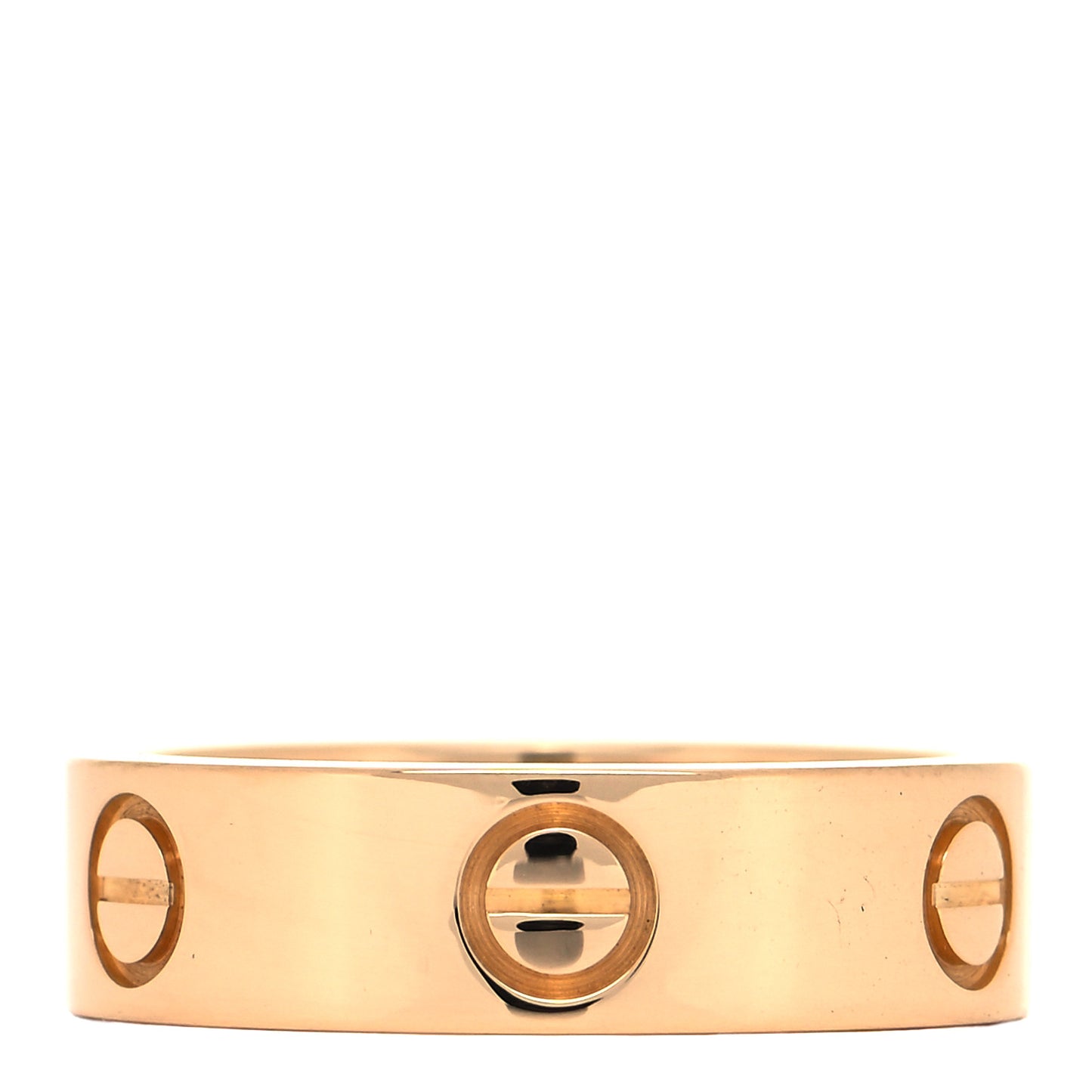 18K Yellow Gold 5.5mm LOVE Ring 54 6.75