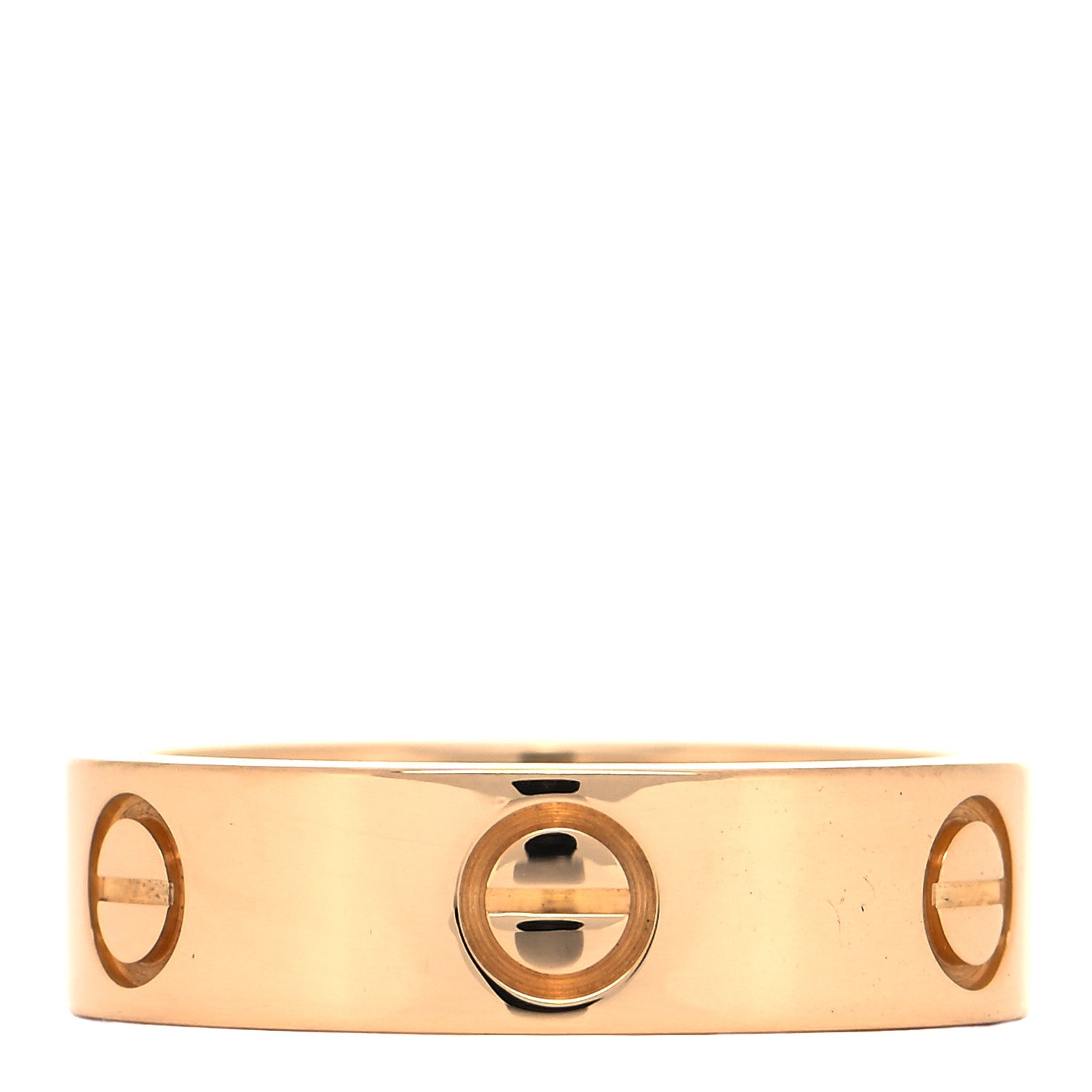 Cartier 18K Yellow Gold 5.5mm LOVE Ring 54 6.75 3 of 4