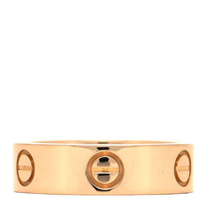 Cartier 18K Yellow Gold 5.5mm LOVE Ring 54 6.75 3 of 4