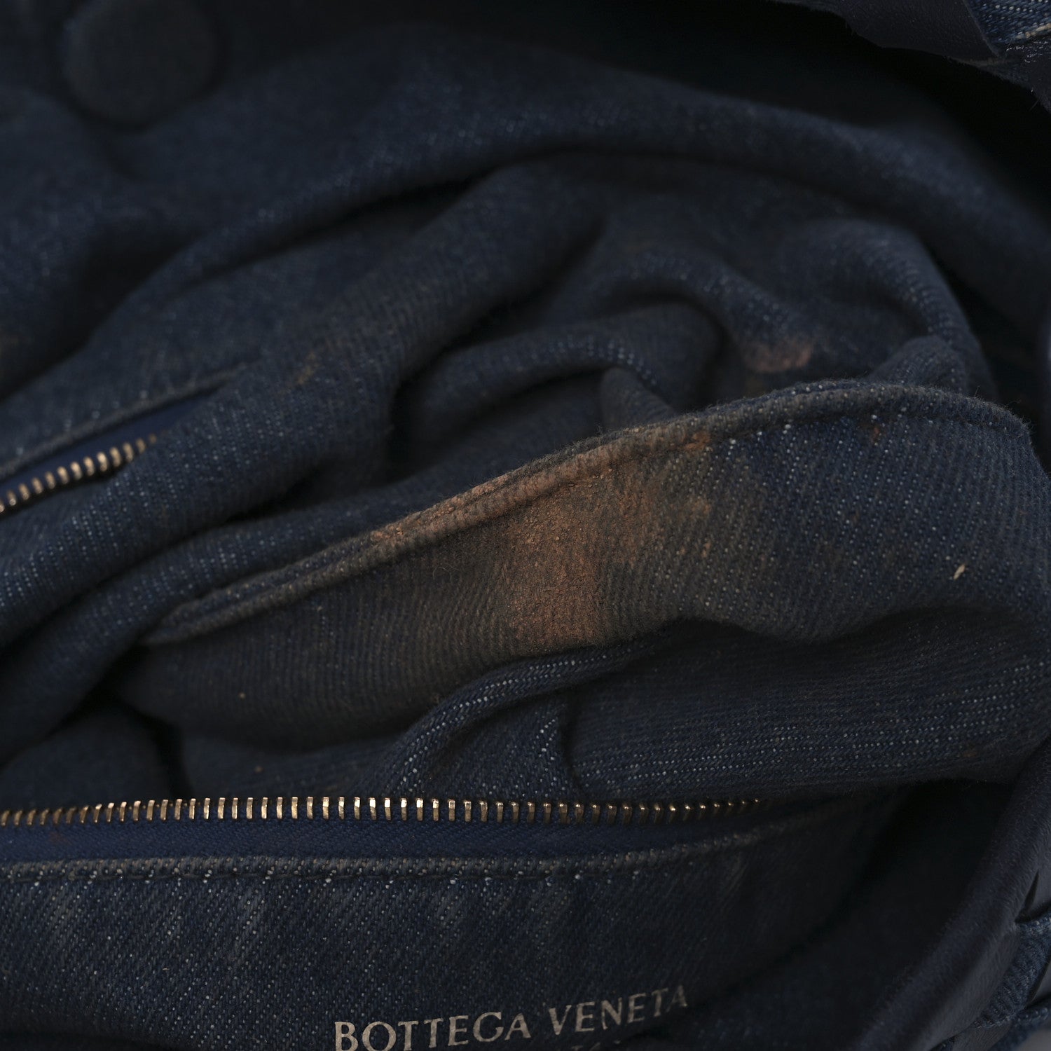Bottega Veneta Denim Nappa Intrecciato Large Hop Abyss Indigo 11 of 14