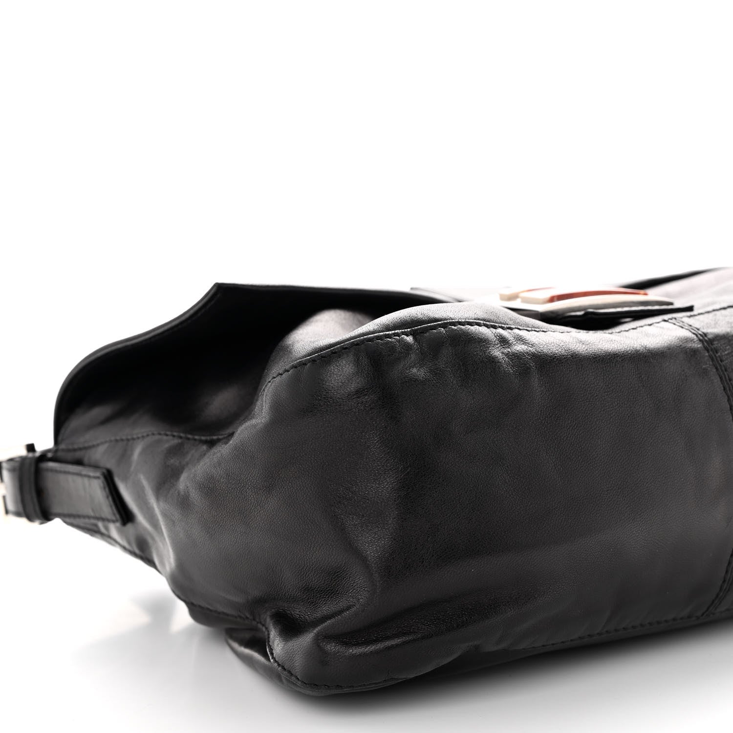Fendi Lambskin Mama Baguette Black 8 of 10