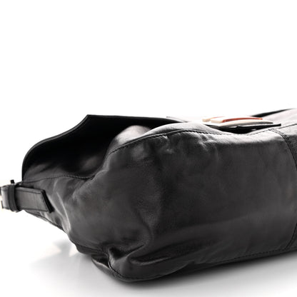 Fendi Lambskin Mama Baguette Black 8 of 10