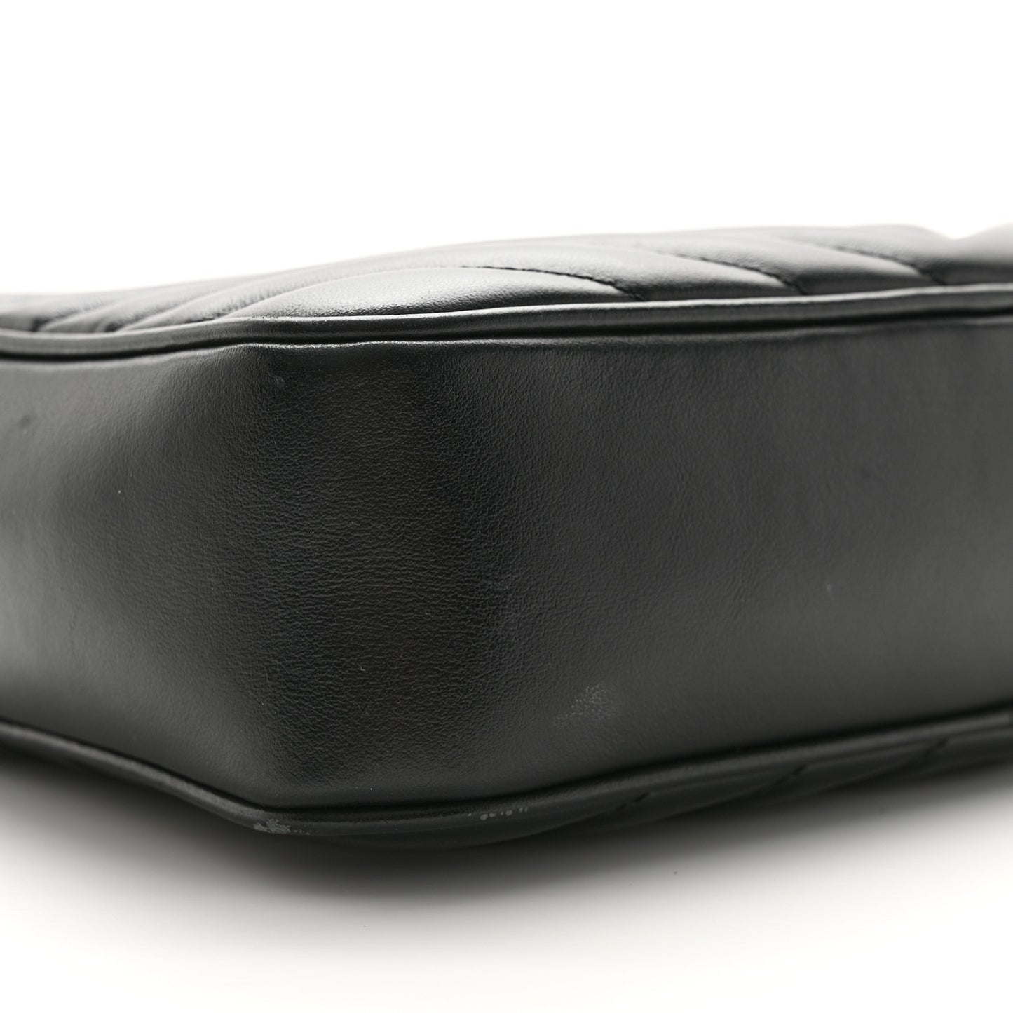 Calfskin Matelasse Monogram Lou Camera Bag Black
