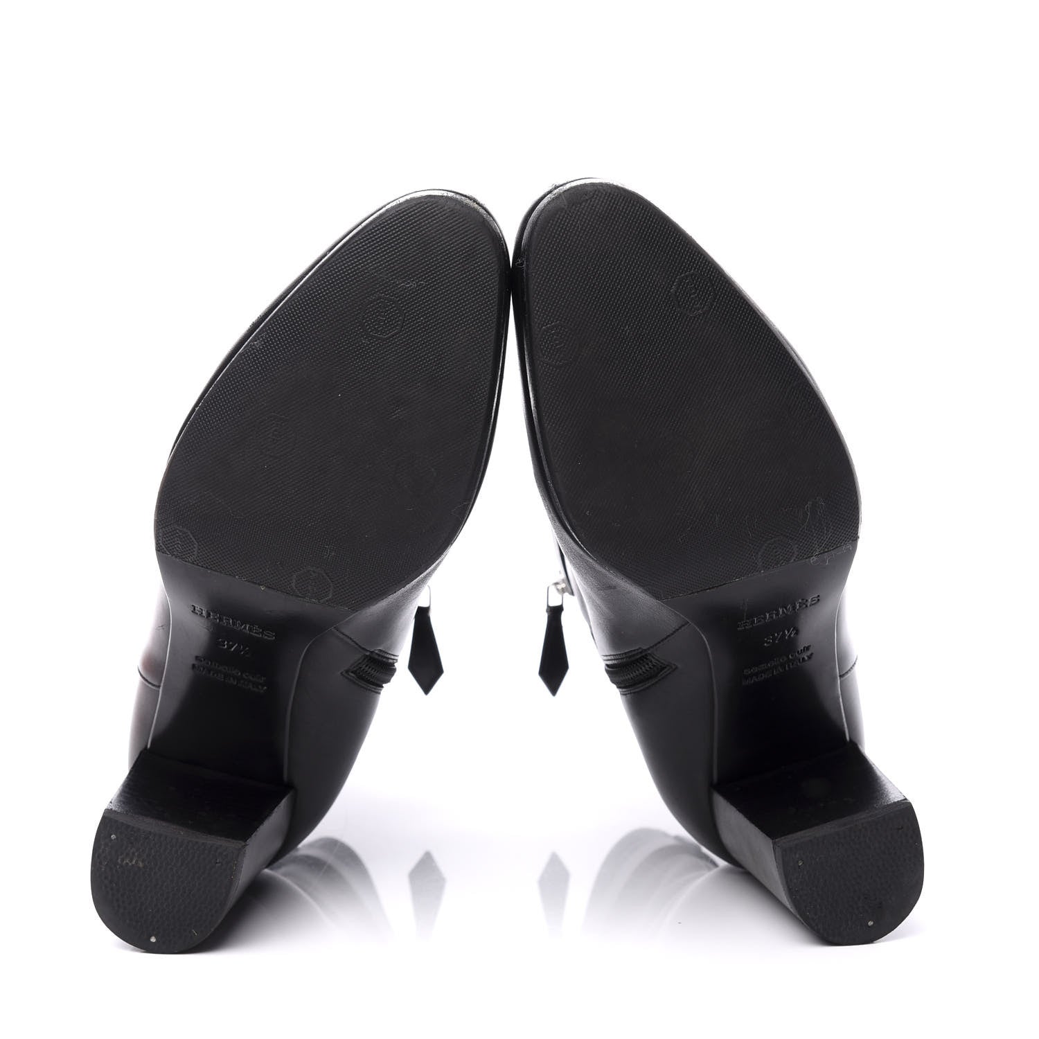 Hermes Calfskin Saint Germain Ankle Boots 37.5 Black 6 of 11