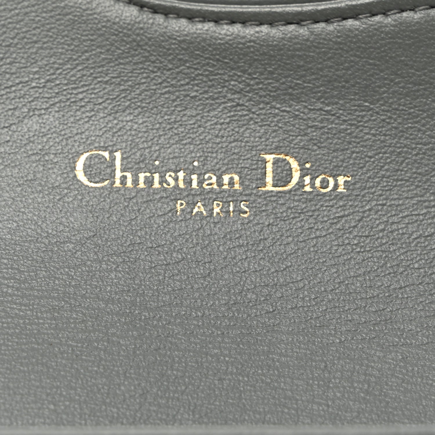 Christian Dior Oblique Saddle Card Holder Gray 6 of 9