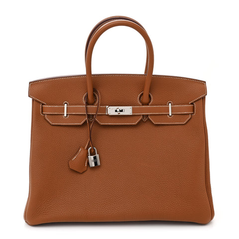 Togo Birkin 35 Gold