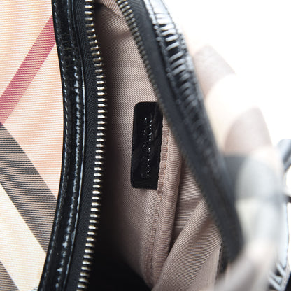 Burberry Nova Check Small Chester Bowling Bag Black 8 of 17