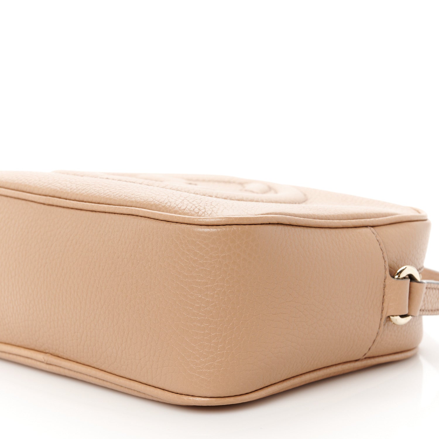 Gucci Pebbled Calfskin Small Soho Disco Bag Camelia 11 of 11